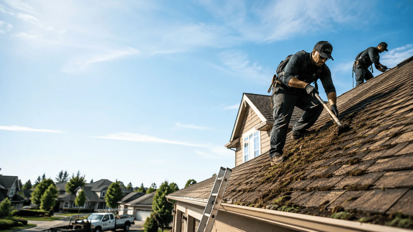 Roof Moss Removal in Mount Hope, KS near me